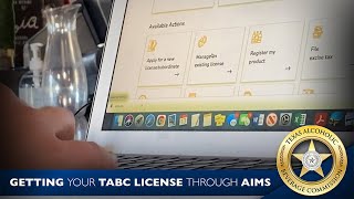 Getting your TABC license through AIMS