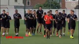 Exclusive video of Liverpool FC pre-season training at Melwood