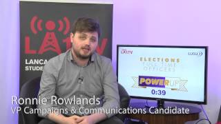 Ronnie Rowlands - Vice President (Campaigns & Communications) Candidate