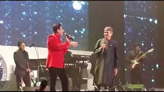 Shailesh Lodha singing with Padmashri Shri Suresh Wadekar