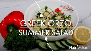 Greek Orzo Summer Salad - Nutrisystem Recipe