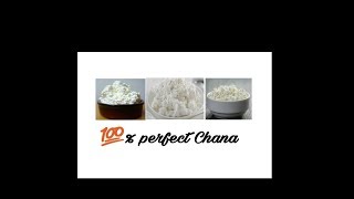 Tips to make perfect Chana/ cottage cheese at home