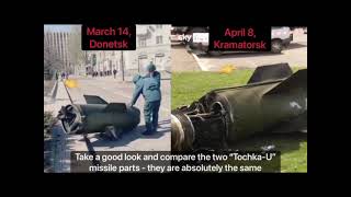 Ukrainian's 2nd slaughter with Tochka-U missile to target civilians, in #Kramatorsk and in  #Donetsk