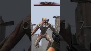 Zombie Hunter D-Day2 Game Play.  Zombie Boss Fighting.