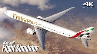 Emirates 777-300ER Full Flight! | San Francisco ✈ Dubai | A Microsoft Flight Simulator Experience!