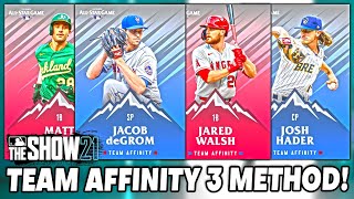 HOW TO GET YOUR 1ST TEAM AFFINITY 3 PACK FAST! BEST METHOD FOR TA3 MLB The Show 21