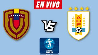 VENEZUELA VS URUGUAY EN VIVO 🔴 CONMEBOL SUB 15 2024 ▶️ HORARIO Y DONDE VER EN VIVO