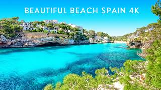 Spain's Stunning Beaches 4K •  Pristine Beaches, Crystal Clear Waters & Beautiful Beach Sound