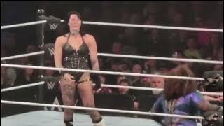 Rhea Ripley does dedication to Rikishi against Nia Jax!! Multiple angles!! WWE LIVE