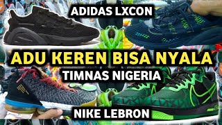 Sepatu unik adu keren nike lebron timnas nigeria adidas lxcon core black dari yang murah di sini ada