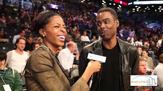 Chris Rock Brings Daughter to Nets Game to See LeBron James | What's The 411 | Hollywood Celebrities