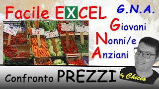 Confronto Prezzi Acquisti CORSO EXCEL GNA per Giovani Nonni Anziani