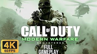 Call of Duty: Modern Warfare Remastered Full Gameplay Walkthrough (4K60FPS No Commentary)