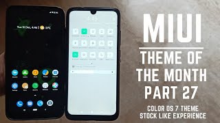 Miui 11 best theme of the month part 27 / non third party theme / color os 7 look / hindi