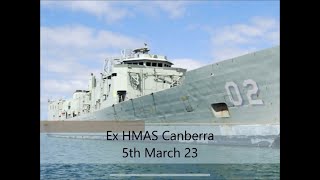 Diving Ex HMAS Canberra 05-03-2023