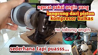 Piston kompresor kulkas bisa langsung ngecat