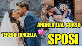 Teresa Langella e Andrea dal corso si sono Sposati