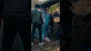 Chiken BBQ With Friends!#forest #jungle#friends#fun#shorts#viral#viralvideo#like#shortsvideo#party