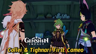 Genshin Impact Cutscene: Collei and Tighnari First Cameo