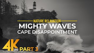 4K Mighty Waves of Cape Disappointment - Huge Crashing Ocean Waves in Slow Motion (with Music) - #3