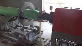 test PS foam sheet extruder machine for Nigerian customer