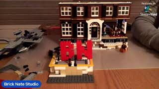 Brick Nate und Onkel M. /bauen den Home alone Set