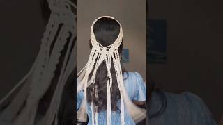 #craft #macrame #headband #hairstyle #hairaccessories #macramecreation #shorts