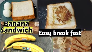 Banana Bread sandwich 🥪 | Easy And Tasty Breakfast