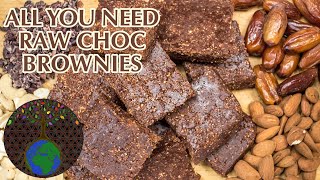 All You Need Raw Choc Brownies (vegan, no refined sugar, no gluten)