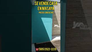 Venta de casa en masaya (Cod: VCP-200) #ventaterrenosycasas #bienesraices #masaya #nicaragua