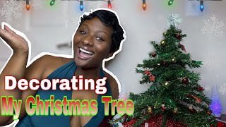 Decorate My Christmas Tree With Me 2020 | DIY Christmas tree 🎄 | VLOGMAS Day 9