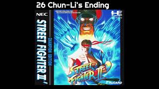 Street Fighter 2 CE 26 Chun Li's Ending 2 (PC Engine) #streetfighter #soundtrack