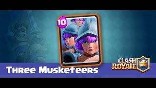 Clash Royale insane three musketeers rage combos