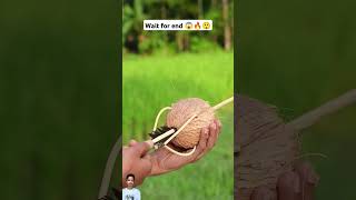 Wait for end 😱🔥😲 #satisfying #archery #toys #amazing #diy #bambooart #bamboo #slingshots #automobile