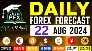 22 AUGUST DAILY FOREX FORECAST GOLD MIXED STATUS