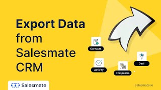 How to Export Data from Salesmate CRM