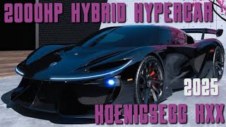 2000HP Hybrid Koenigsegg - KXX Concept Coming 2024