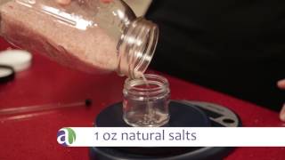 How to Make a Relaxing Bath Salt with Palmarosa