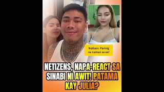 Awit, muli nga bang pinaringgan si Julia sa social media