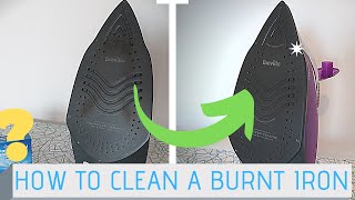 How To Clean An Iron Plate When Burnt - The QUICK, CHEAP and EASY METHOD