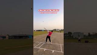 6 balls sixes hitting challenge with my coach 😍 || PART TWO