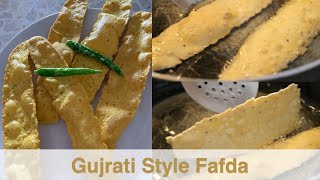 Gujarati Style Fafda | फाफडा रेसिपी - by Shivani from Germany