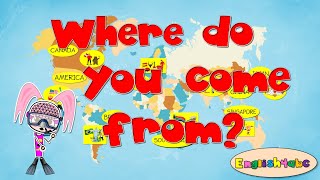 Where do you come from? / Countries / Phonics Mix!