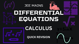 Differential Equations | Calculus | JEE MAINS #calculus #differentialequation #maths