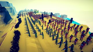 800x UK ARMY SIEGE ENEMY BASE - Totally Accurate Battle Simulator TABS