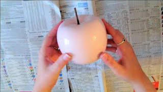 Poundland Ornament Apple Makeover