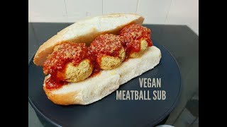 MEATBALL SUB (VEGAN) - CookingwithKarma