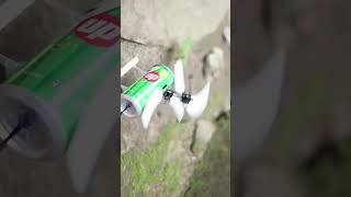 Soda can from rc helicopter #shorts