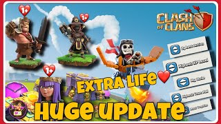 New Hero extra life.. bonus update 2022* | clash of clans