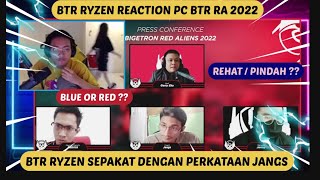 REAKSI BTR RYZEN NONTON PRESS CONFERENCE BTR RA 2022 ‼️ RYZEN AKAN REHAT ATAU PINDAH TEAM ‼️